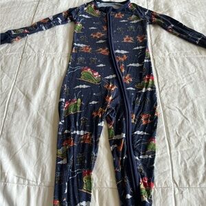 Little sleepies santa sleigh 3T Zippy